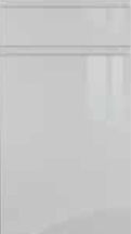 Lacarre Gloss Light Grey Handleless Kitchen Doors