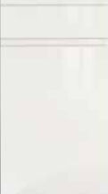 Lacarre Gloss White Handleless Kitchen Doors
